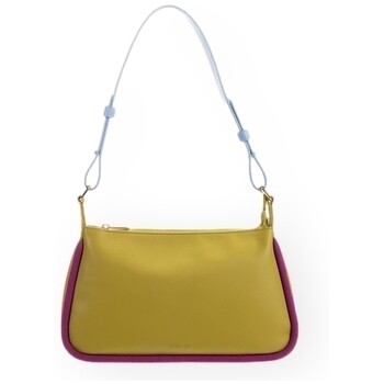 The Sticky Sis Club  Handbag - Lemon Leaf/Positano Purple  Zelená