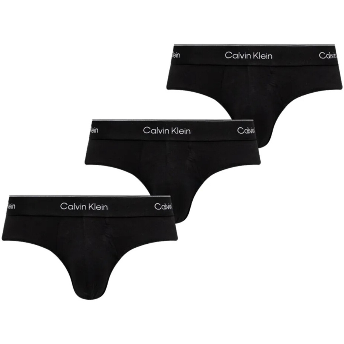 Calvin Klein Jeans  HIP BRIEF 3PK LV00NB4388  Černá