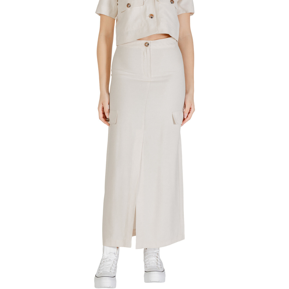 Jacqueline De Yong  Jdyluna Maxi Hw Skirt Tlr 15347805