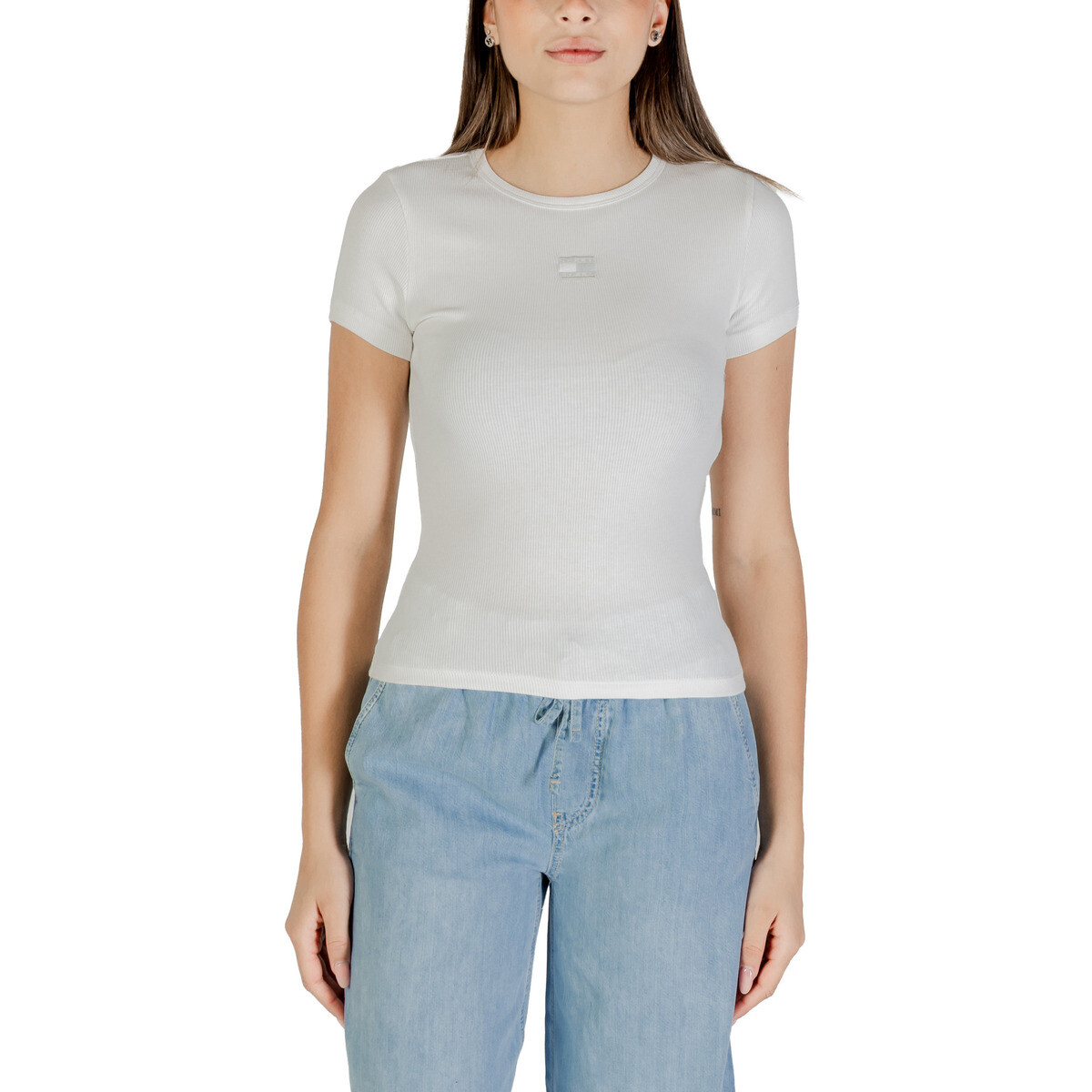 Tommy Hilfiger  TJW BADGE RIB DW0DW17881  Bílá