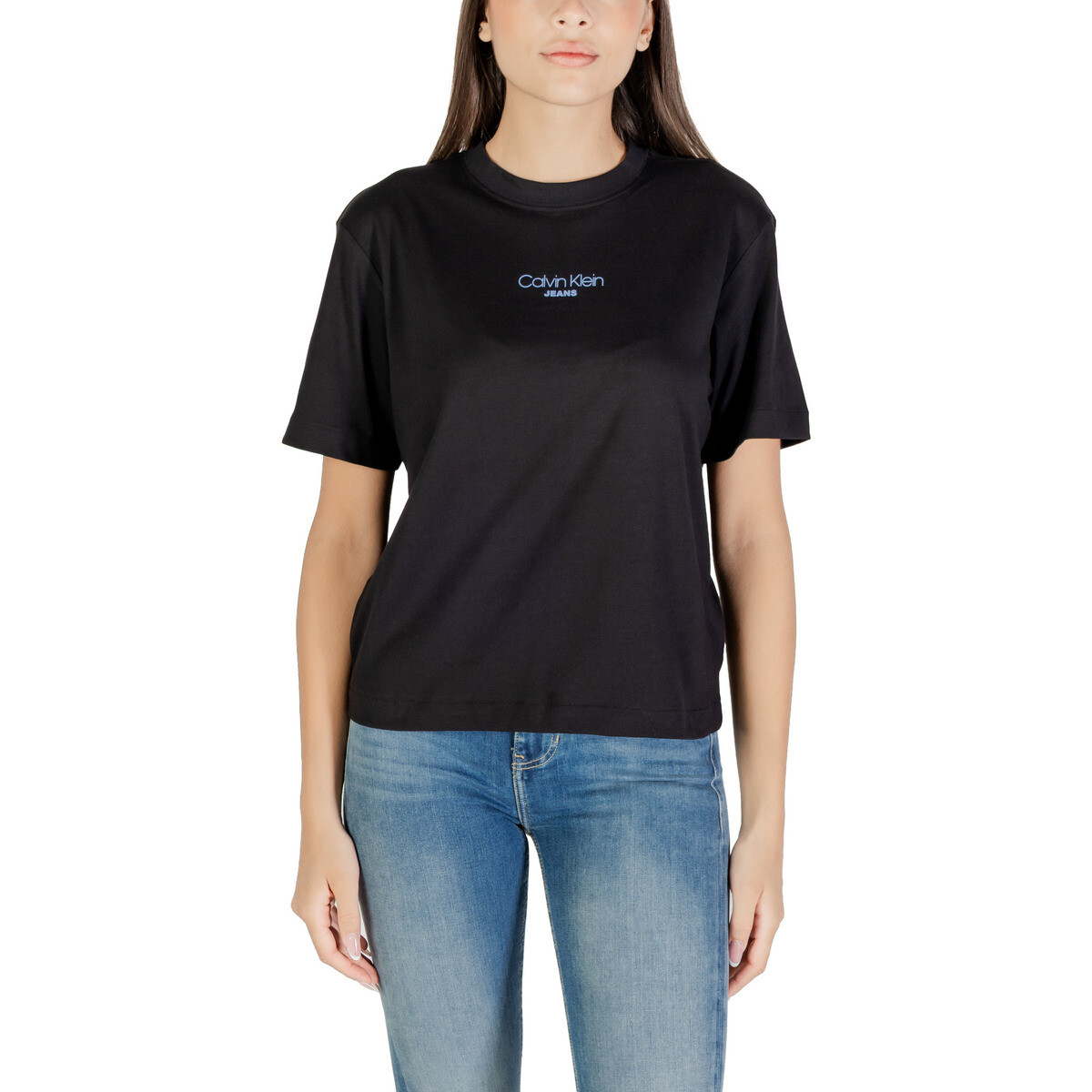Calvin Klein Jeans  SS BOXY FIT TEE LV047C858G  Černá