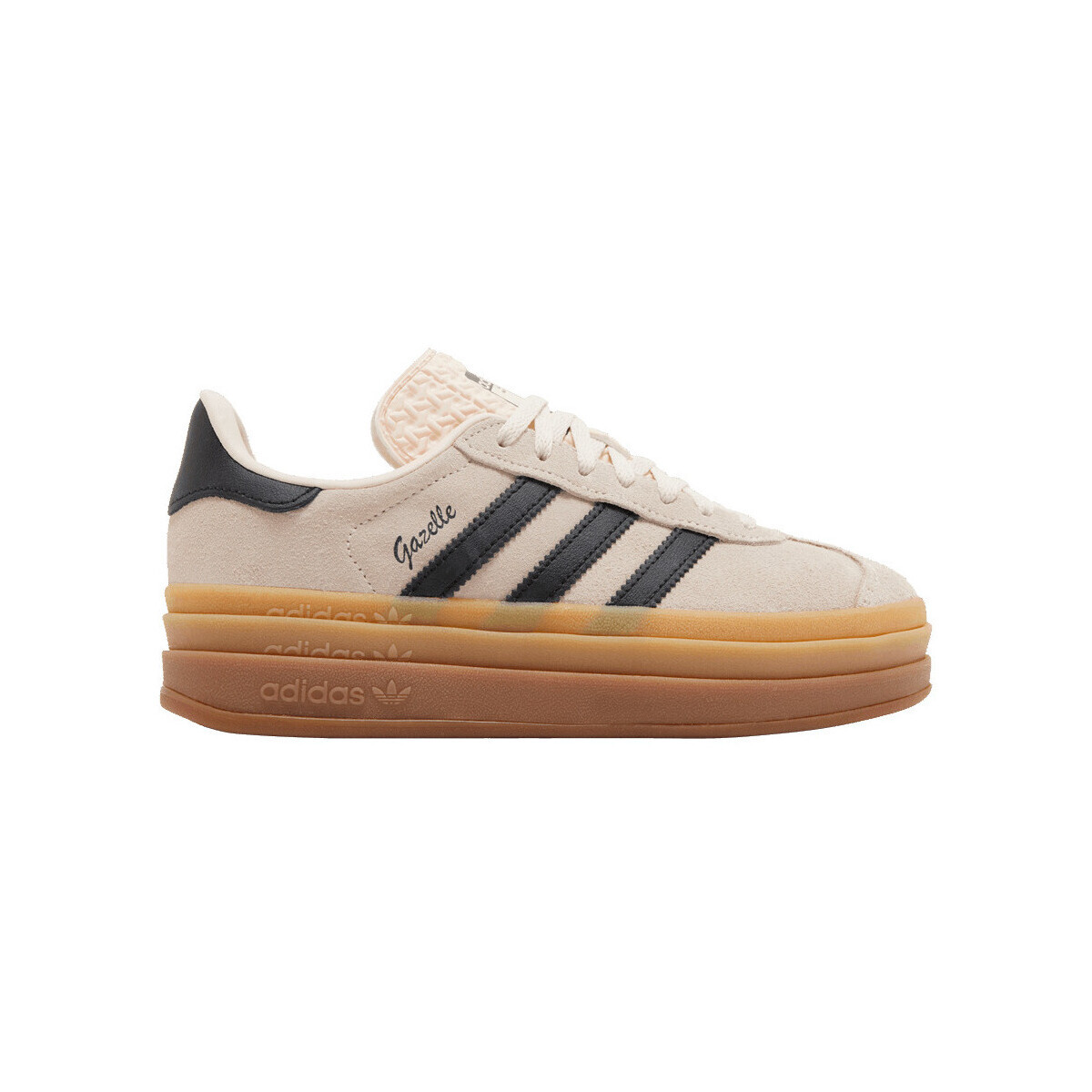 adidas  Gazelle Bold Wonder Quartz Black Gum (Women's)  Béžová