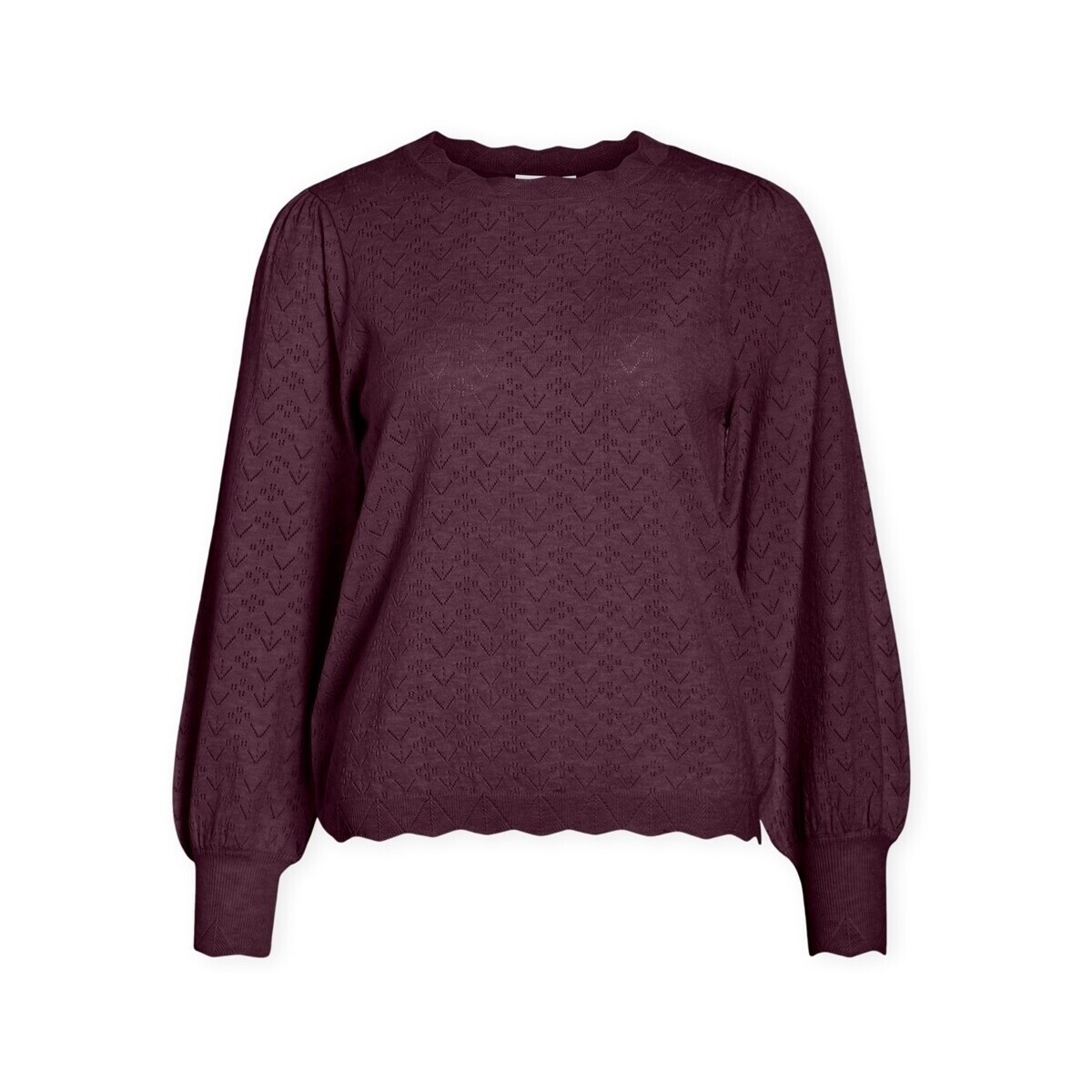 Vila  Emi Knit - Fig  Bordó