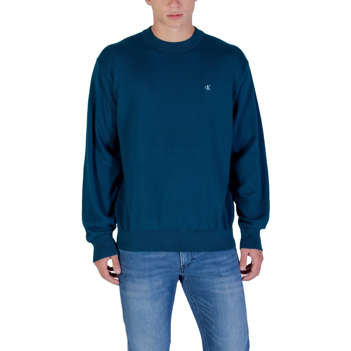 Calvin Klein Jeans  LS EZ COTTON CREWNK LV04RC309G  Zelená