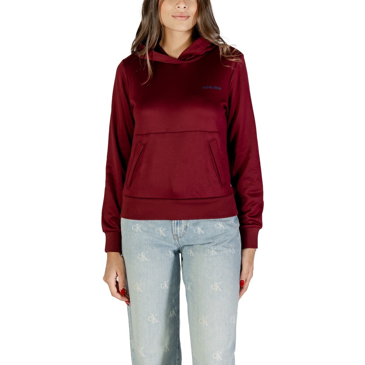 Calvin Klein Jeans  LS HGH SHN FRNCH TRR LV144C223G  Červená