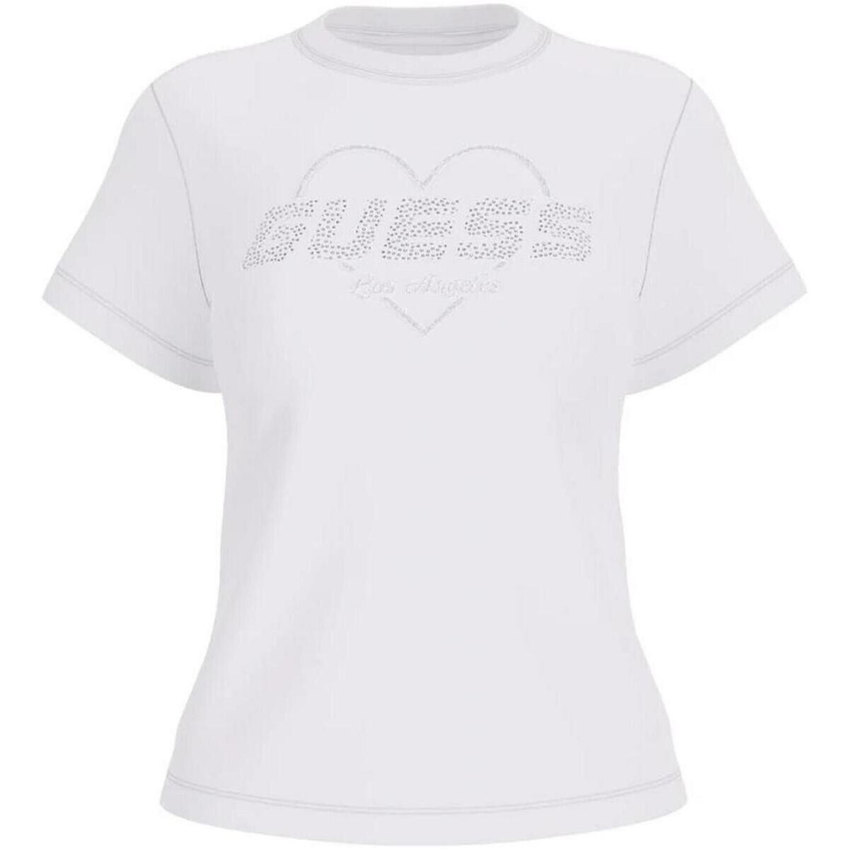Guess  NARCISO CN T-SHIRT V5GI10 K9RM1  Bílá