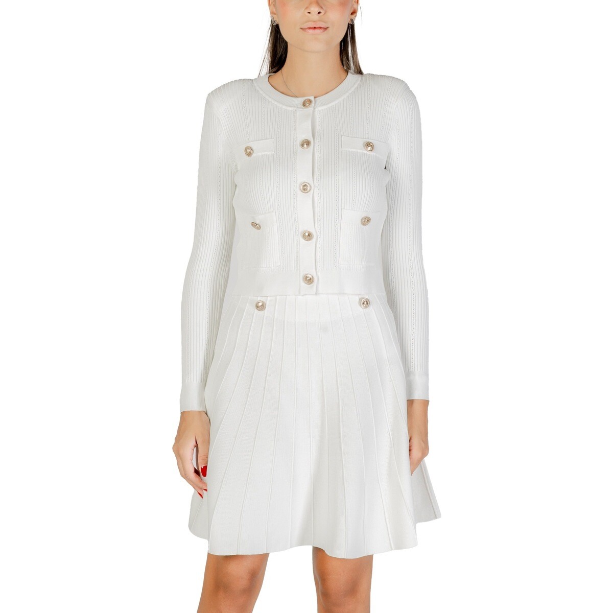 Guess  LS CN EMMIE CARDI SWTR W5YR09 Z0130  Bílá