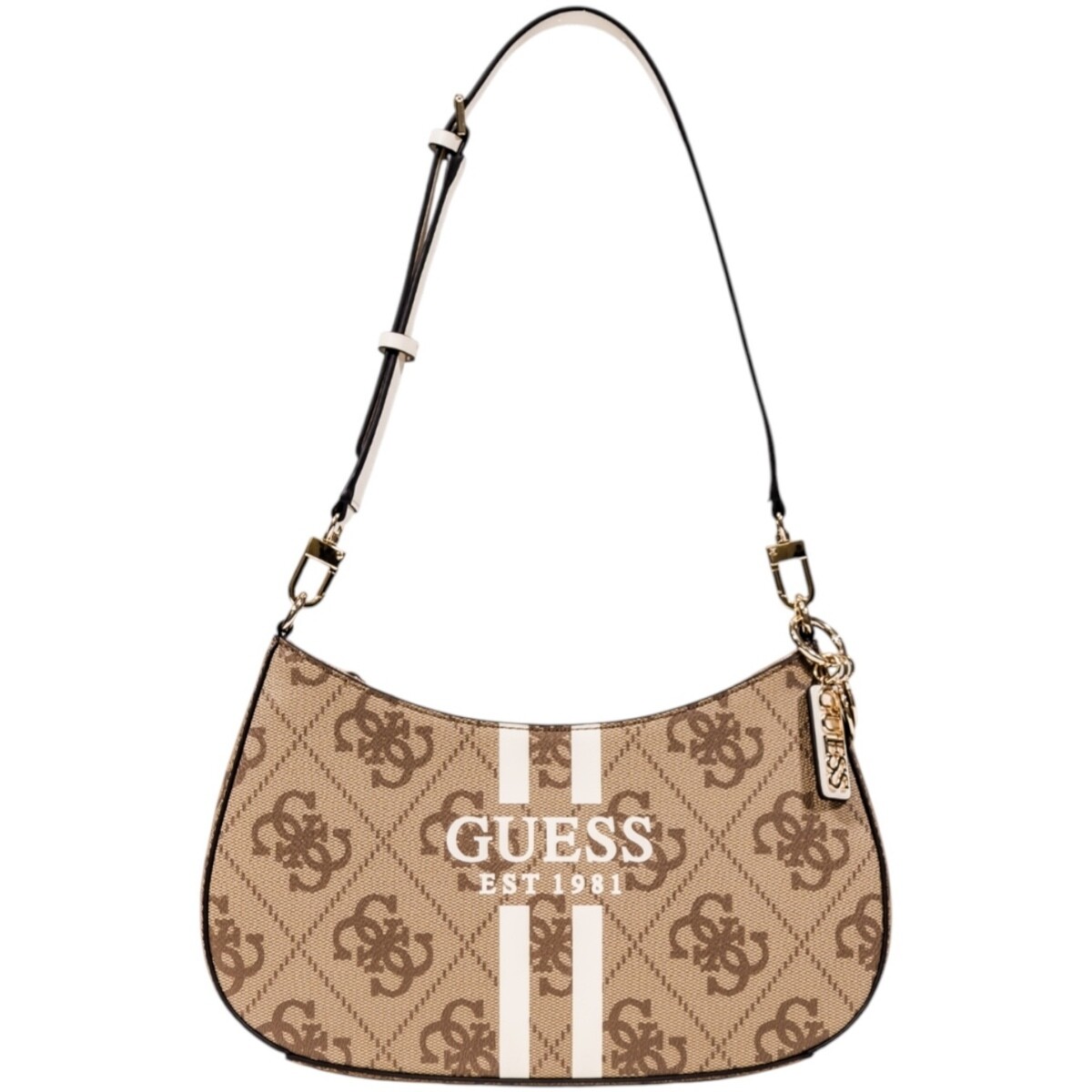 Guess  NOELLE II TOP ZIP SHOULDER BAG HWOS96 72180  Béžová