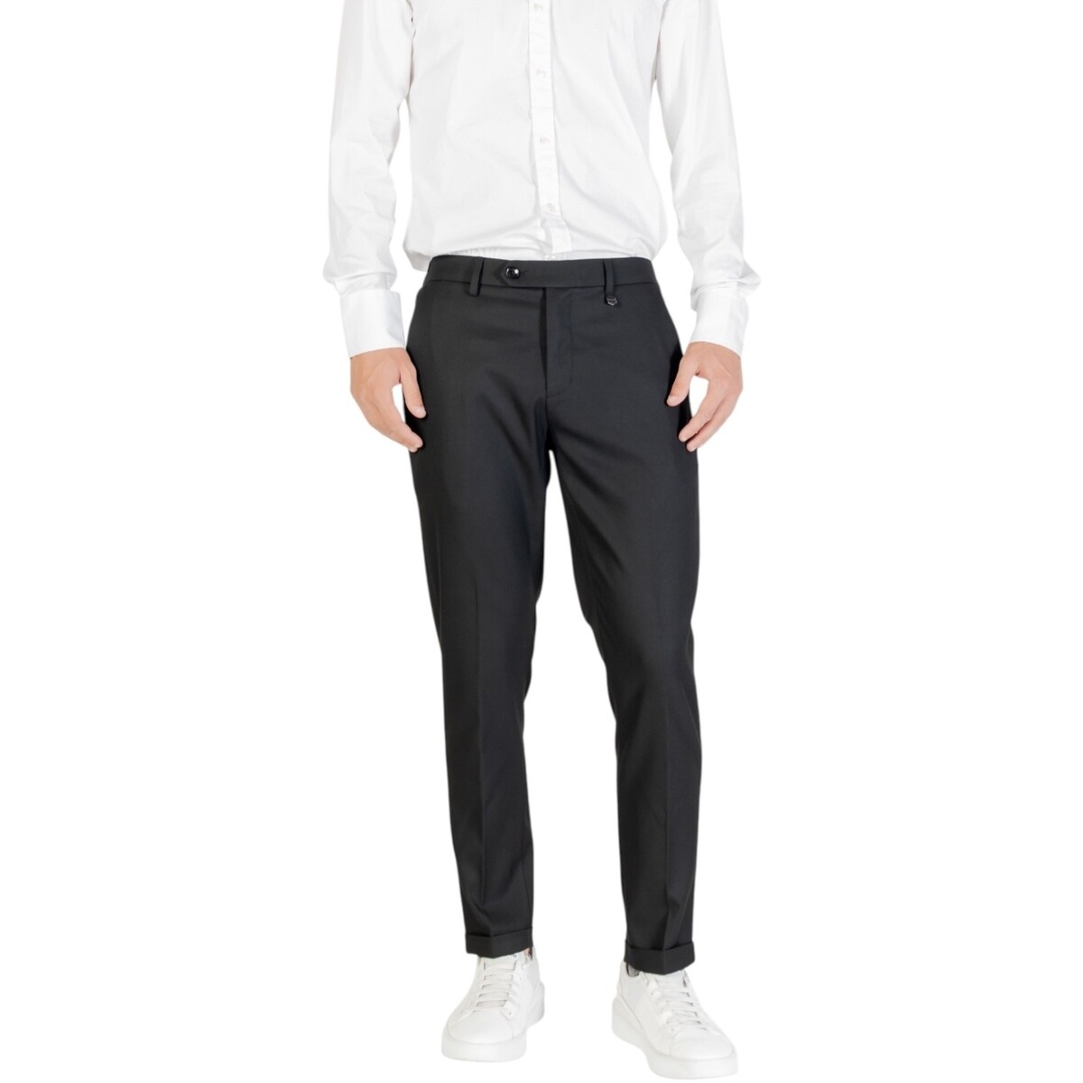 Antony Morato  RAD SLIM ANKLE LENGHT FIT TWILL MMTR00768-FA600285  Černá
