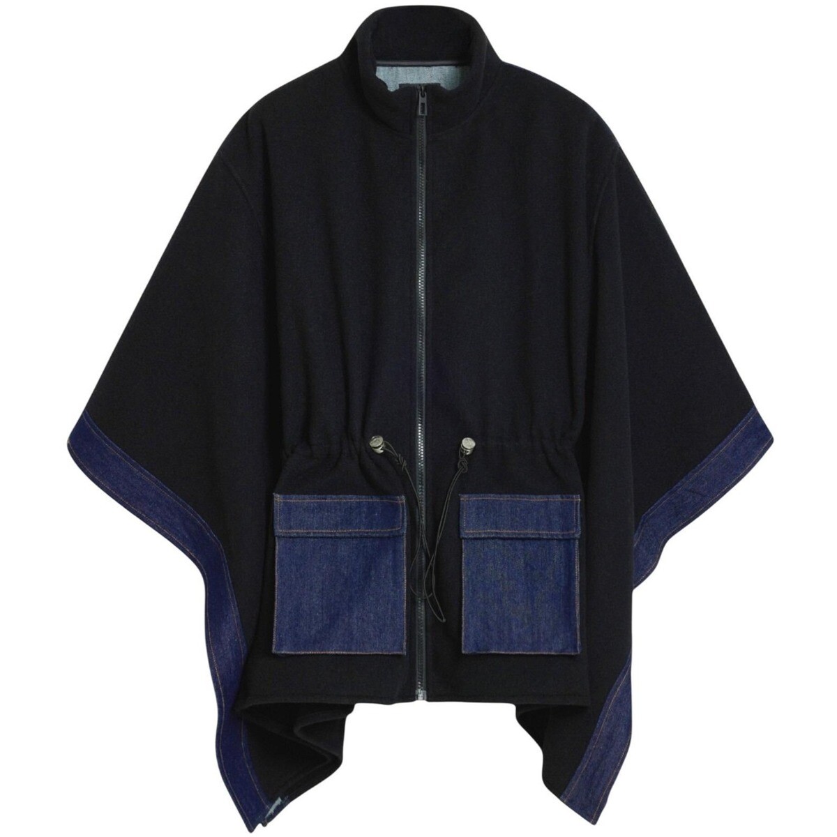 Desigual  PONCHO_DENIM ALDAMA 25WAIA15  Černá