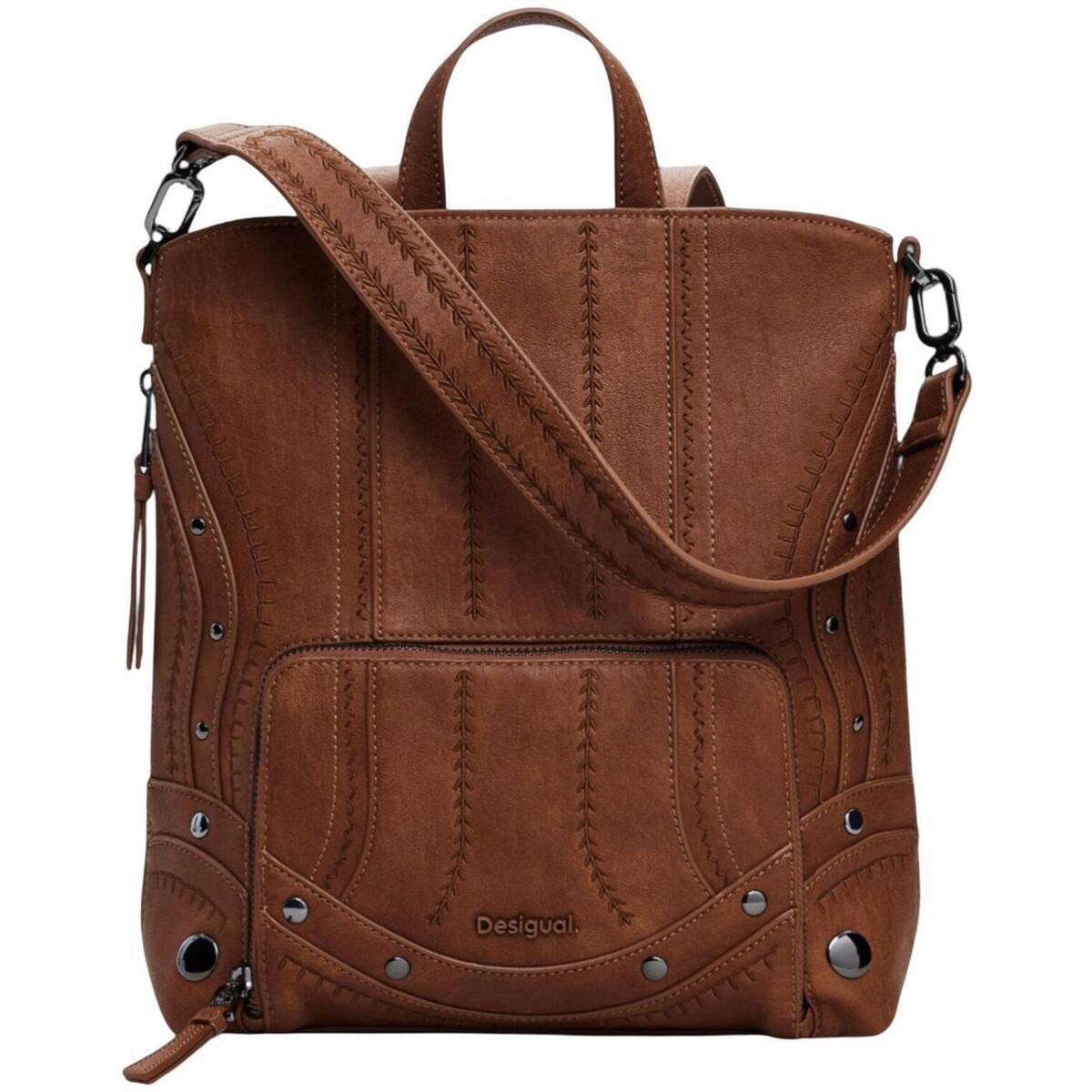 Desigual  BACK_EMBRO PATCH PRETORIA 25WAKP23  Hnědá