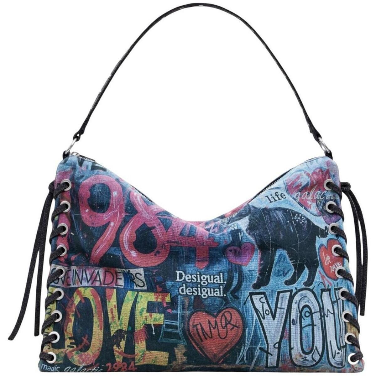 Desigual  BAG_PIZZICATO LEIRI 25WAXD23  Černá