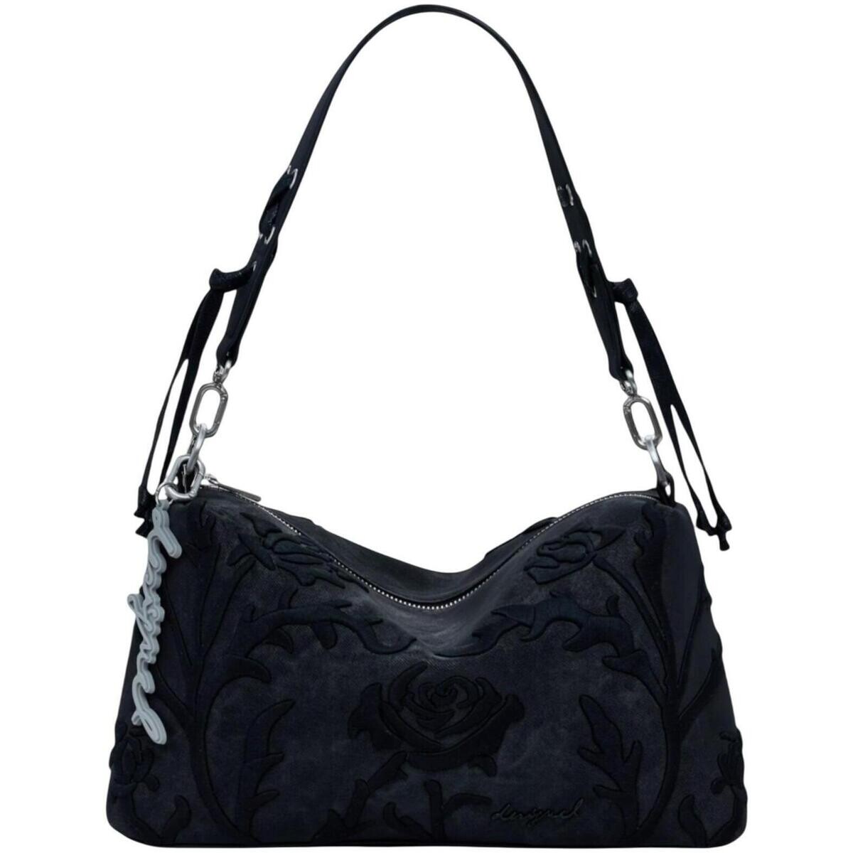 Desigual  BAG_ROMEO_FLORAL TOTAL BL 25WAXP41  Černá