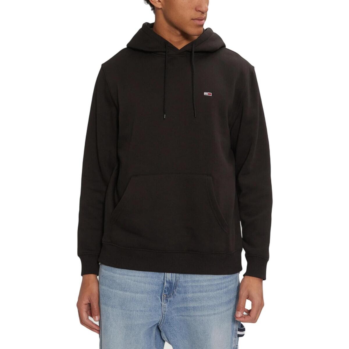 Tommy Hilfiger  TJM REG S FLAG HOODIE DM0DM20742  Černá