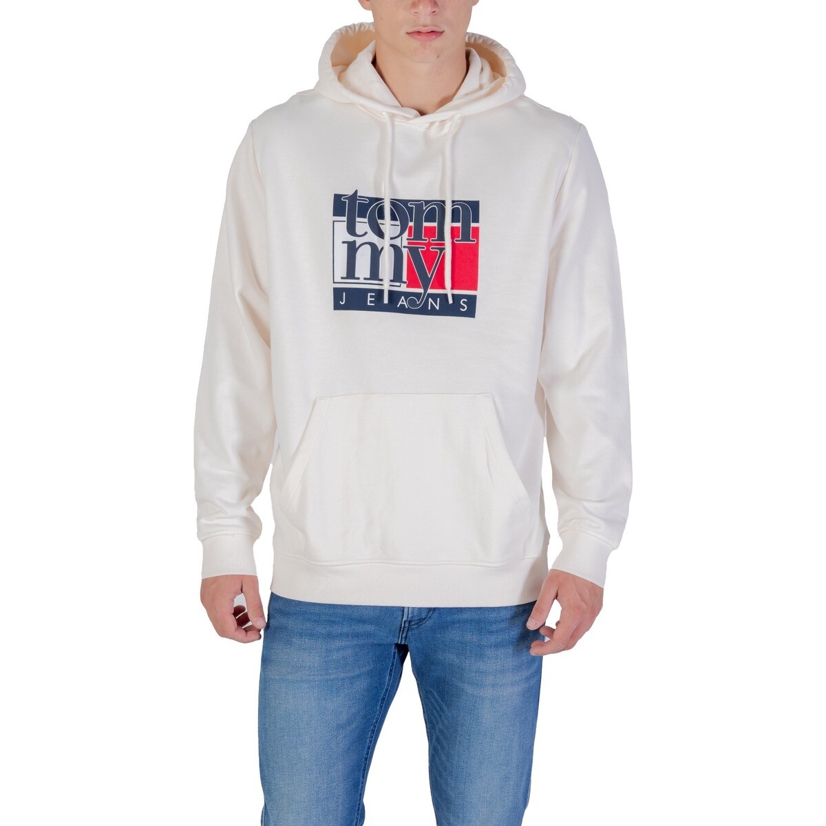Tommy Hilfiger  TJM REG RWB FLAG HOO DM0DM22092  Bílá
