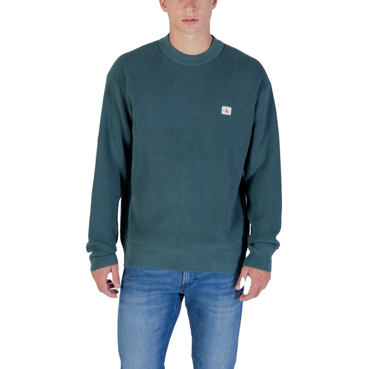 Calvin Klein Jeans  LS EZ COTTON WAFFLE LV04RD313G  Zelená