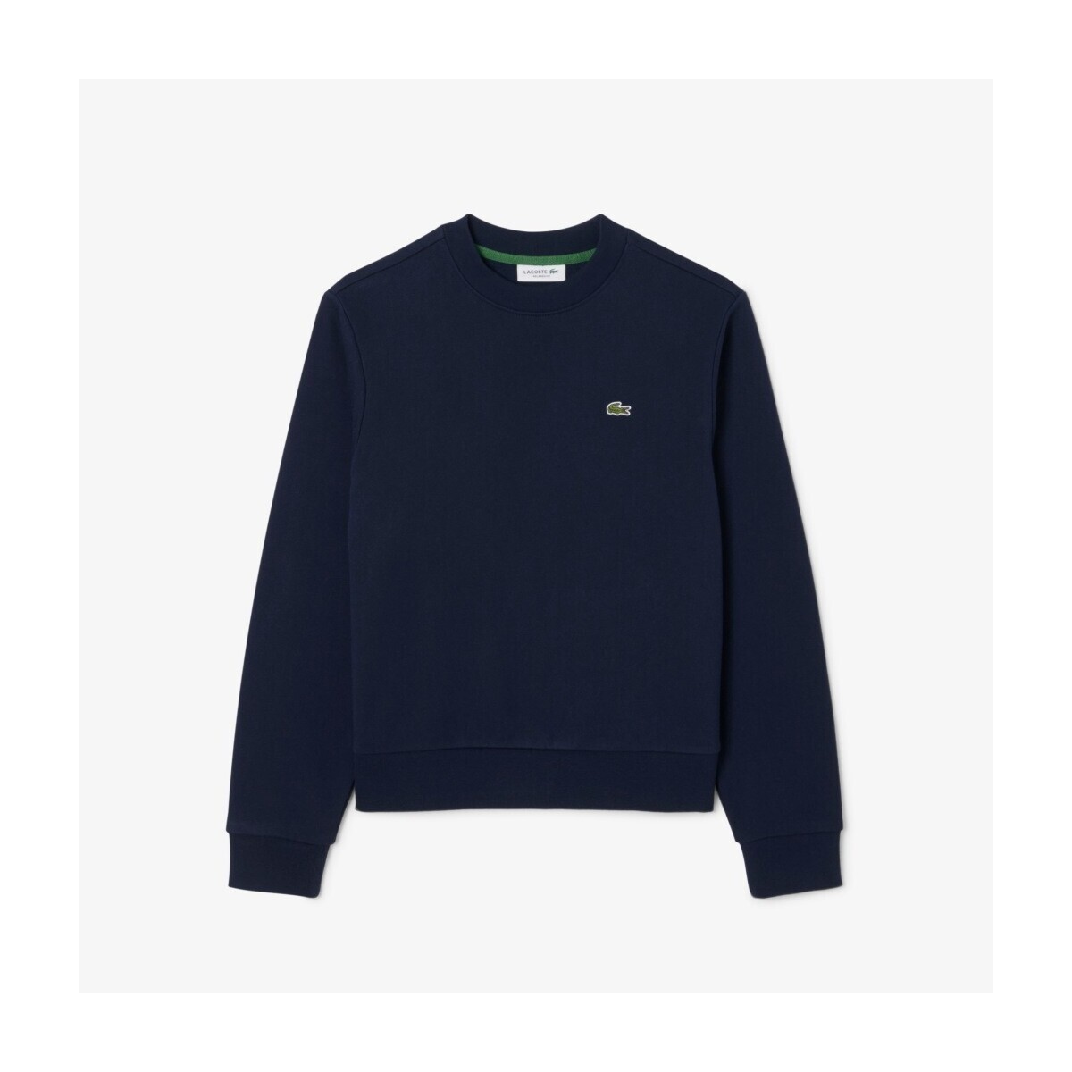 Lacoste  RELAXED FIT FLEECE CREW NECK  Modrá