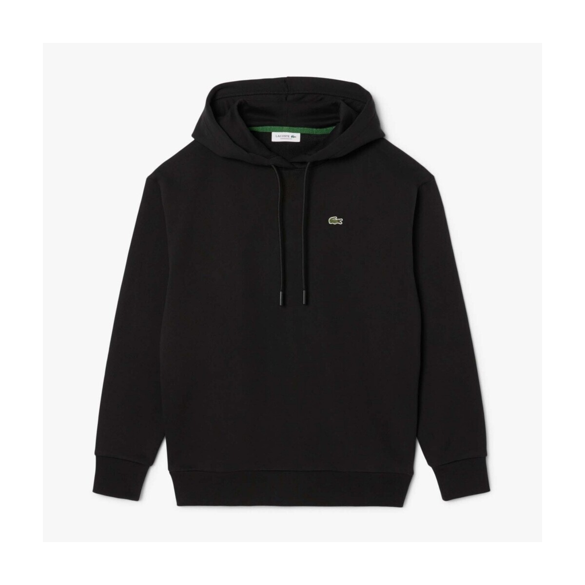 Lacoste  OVERSIZED FLEECE HOODIE  Černá
