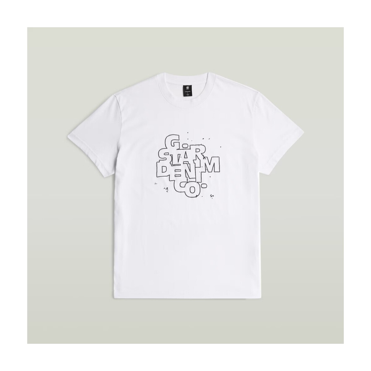 G-Star Raw  HD PRINT R T  Bílá