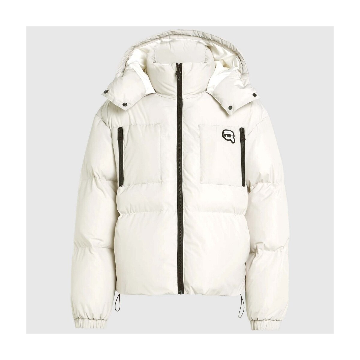 Karl Lagerfeld  IKON PUFFER JACKET  Bílá