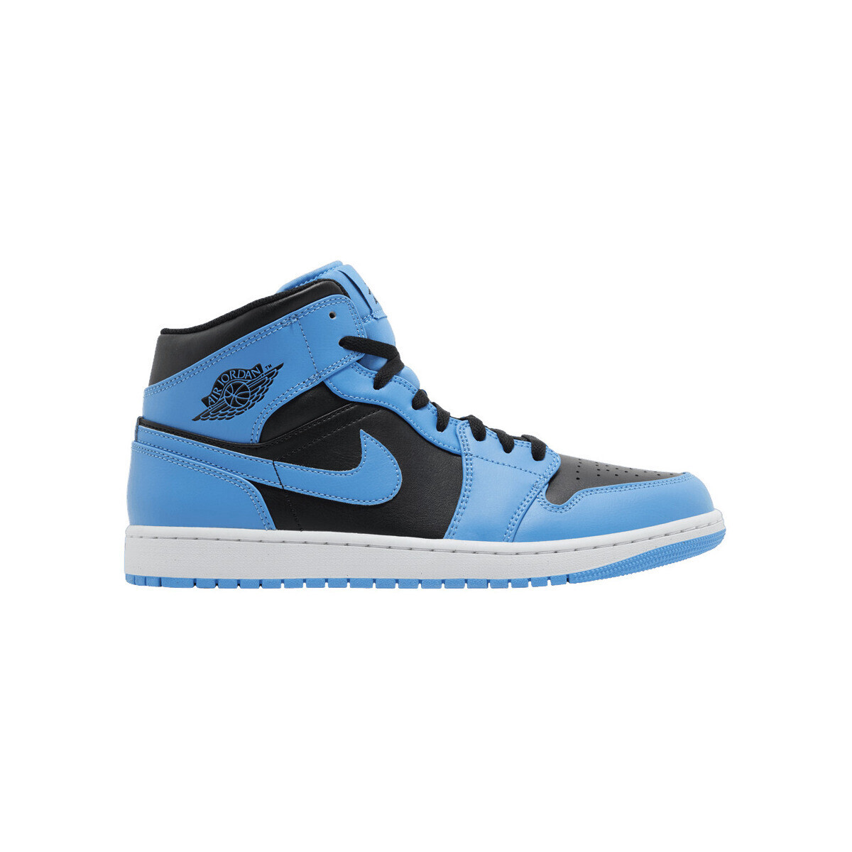 Nike  Jordan 1 Mid University Blue Black  Modrá