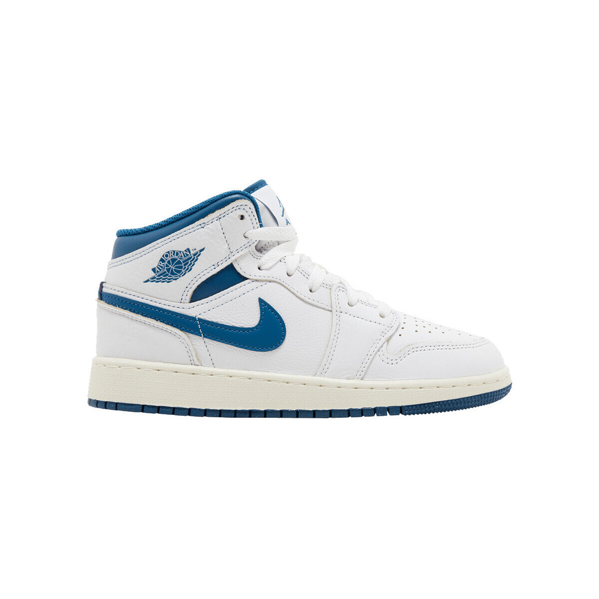 Nike  Jordan 1 Mid SE Industrial Blue (GS)  Bílá