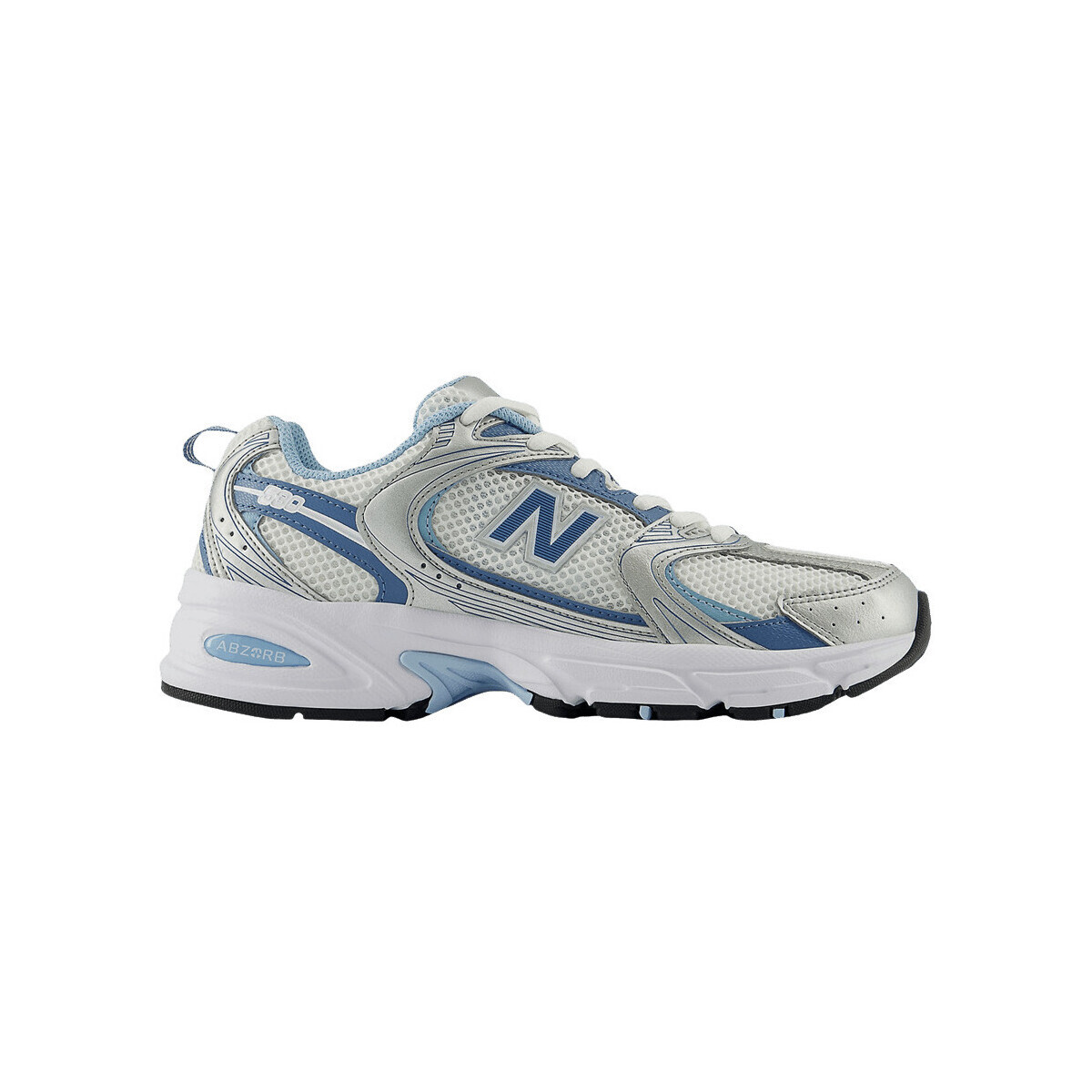 New Balance  530 Silver Metallic Heron Blue  Bílá