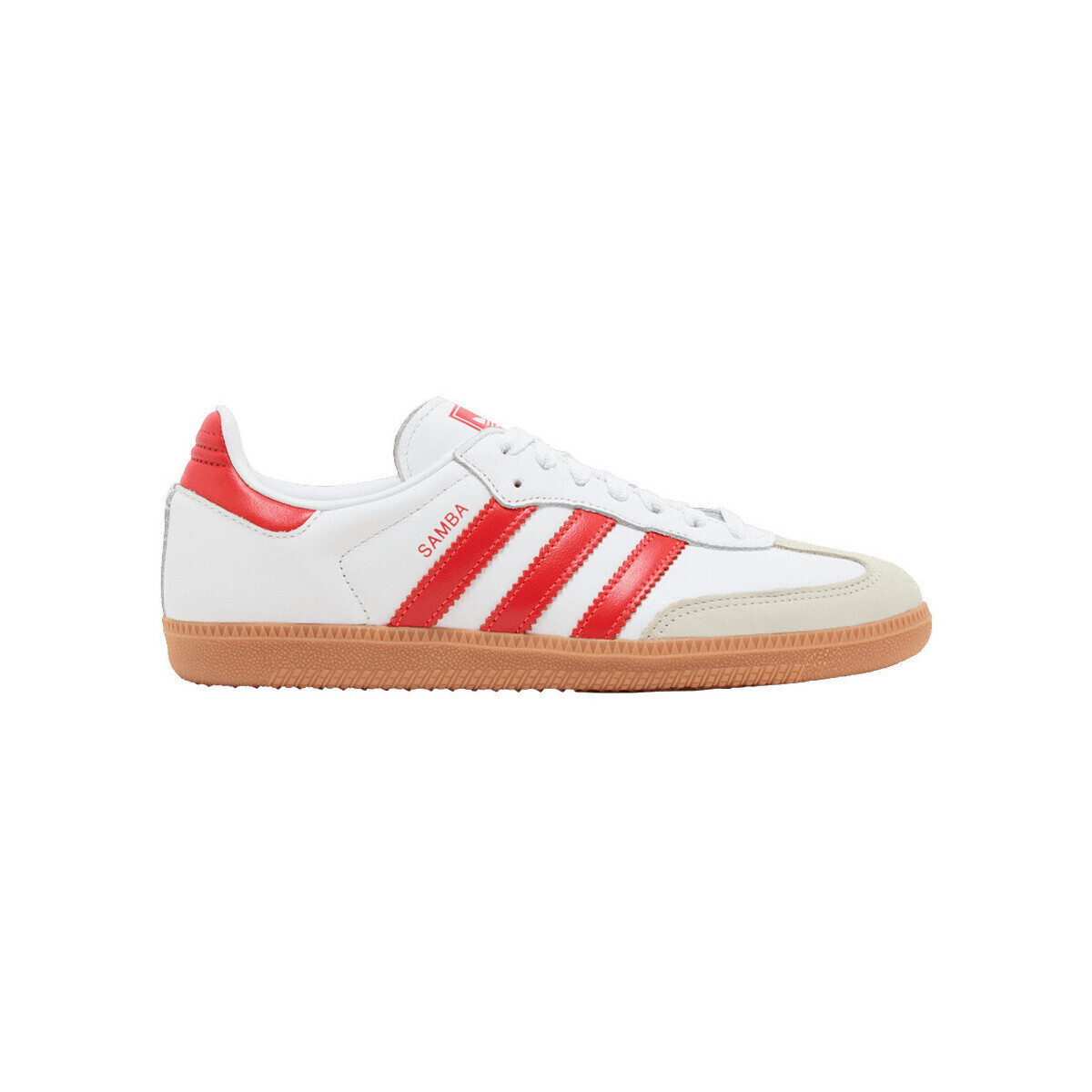 adidas  Samba OG White Solar Red Gum (Women's)  Růžová