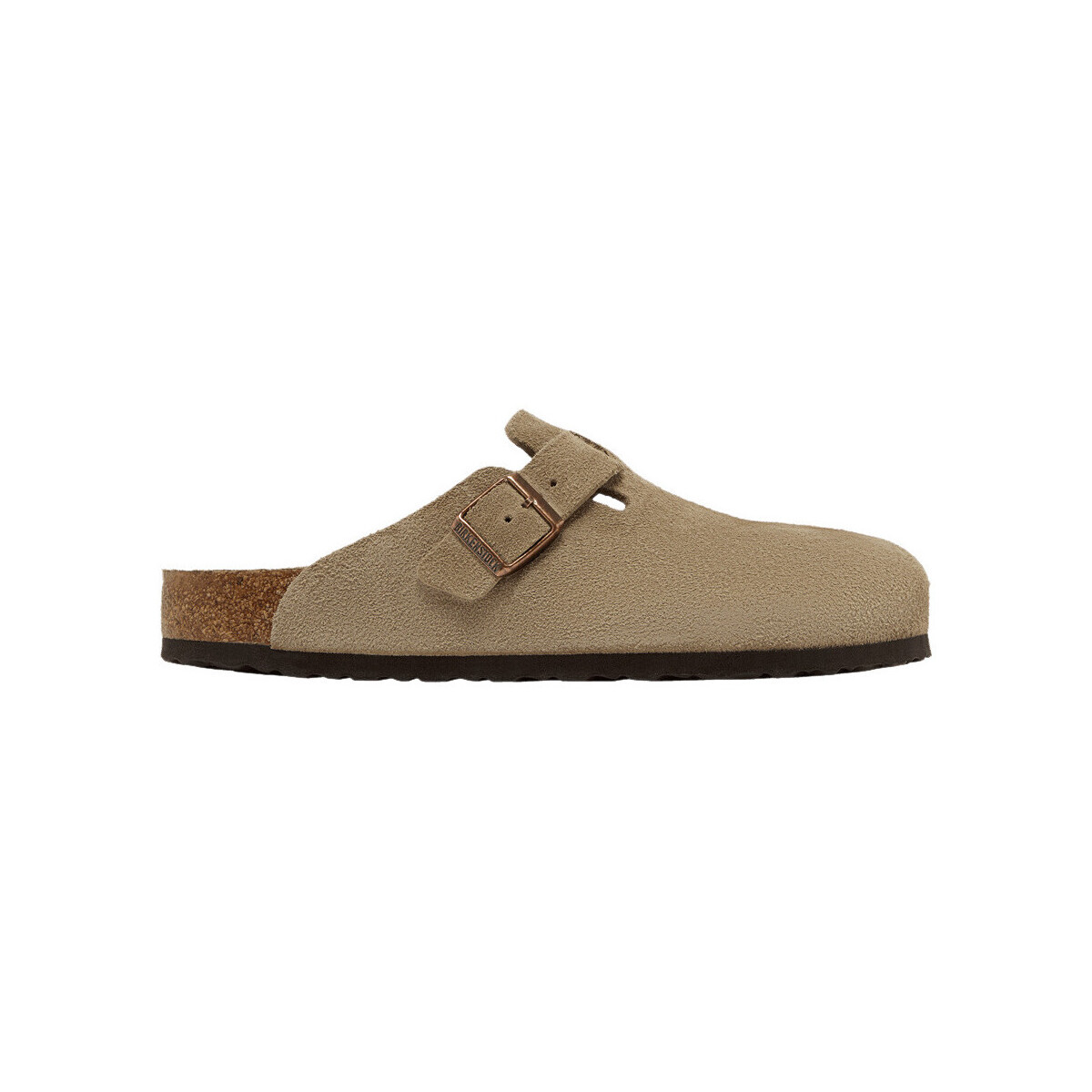 BIRKENSTOCK  Boston Soft Footbed Suede Taupe  Béžová