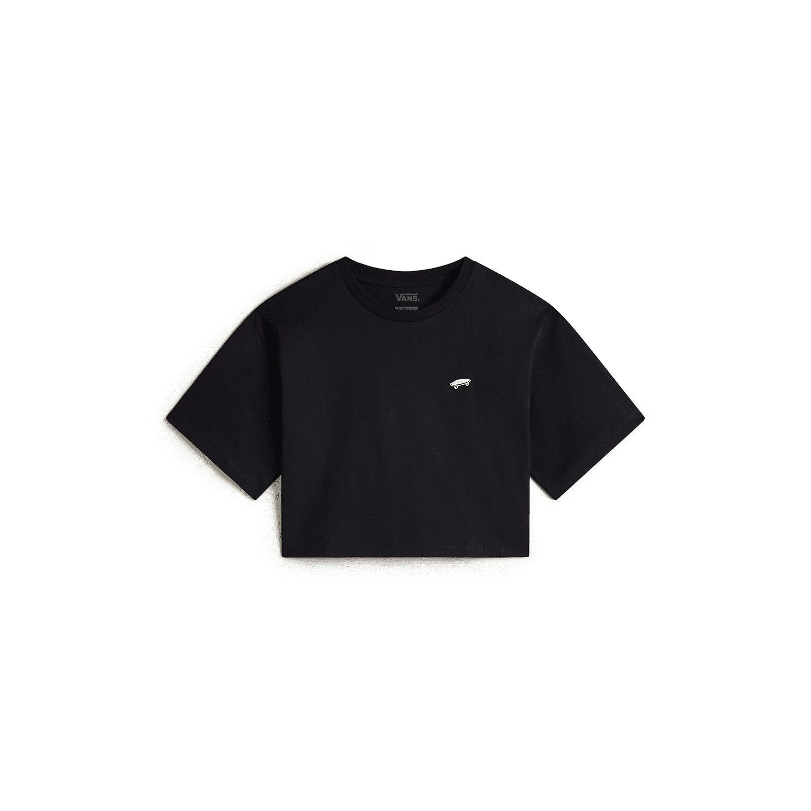 Vans Dámské tričko VANS W SALTON RELAX CROP SS XS VN000P5QBLK1