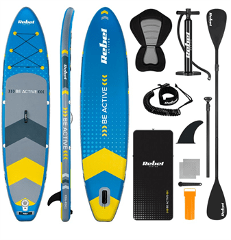 Paddleboard SUP REBEL ACTIVE RBA-4501BL se sedátkem, modrý, 11'6
