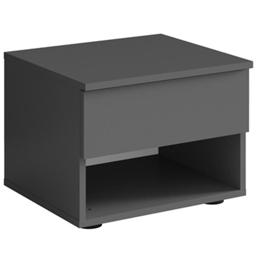 Noční stolek Fino 23 2 ks šedá grafit