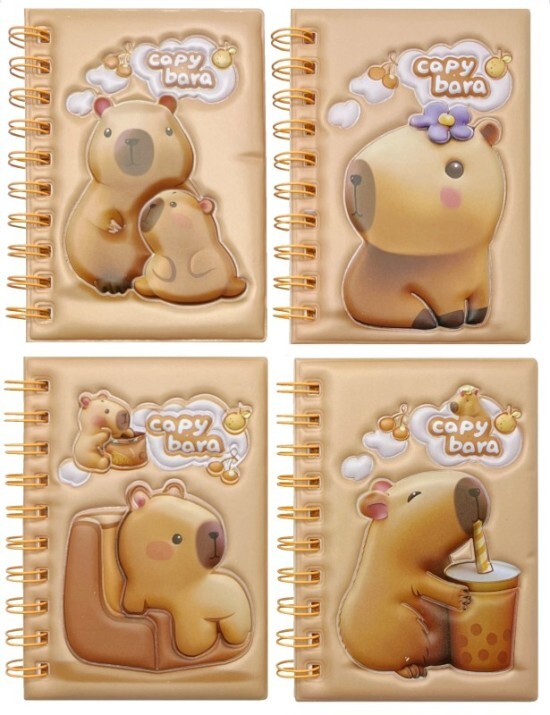 pkstar.cz Bloček Capybara A6 - linkovaný - 80 listů - PK59-17