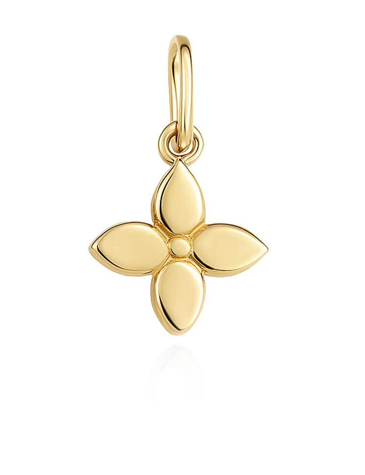 Brilio Přívěsek ze žlutého zlata Čtyřlístek 14/644.011