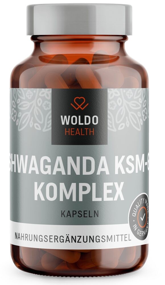 Ashwaganda KSM-66 komplex 90 kapslí - WoldoHealth®