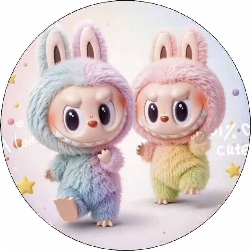 Jedlý papír barevní Labubu 19,5cm - Pictu Hap