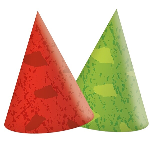 Čepičky papírové Dinosaurus 6 ks