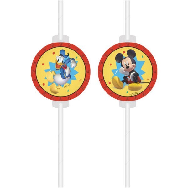 Brčka papírová Mickey jump 4 ks