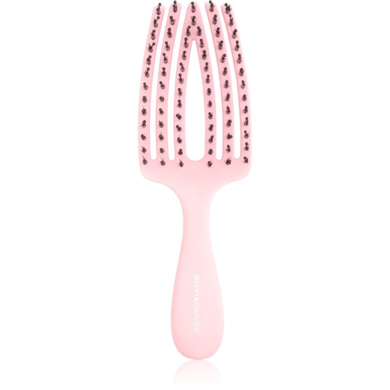 Olivia Garden Fingerbrush Kids Pink kartáč na vlasy pro děti 1 ks