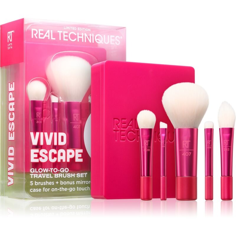 Real Techniques Vivid Escape Travel Brush Set sada štětců