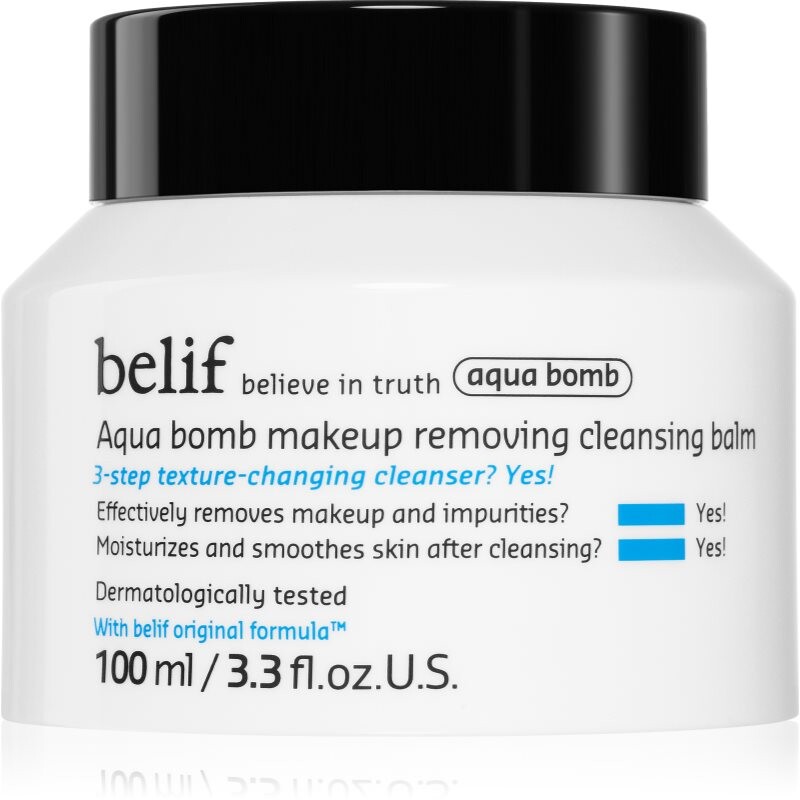 belif Aqua Bomb Makeup Removing Cleansing Balm odličovací a čisticí balzám s hydratačním účinkem 100 ml