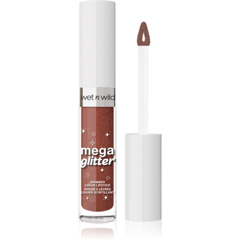 Wet n Wild Mega Glitter matná tekutá rtěnka se třpytkami odstín Hear Me Out 2.8 ml