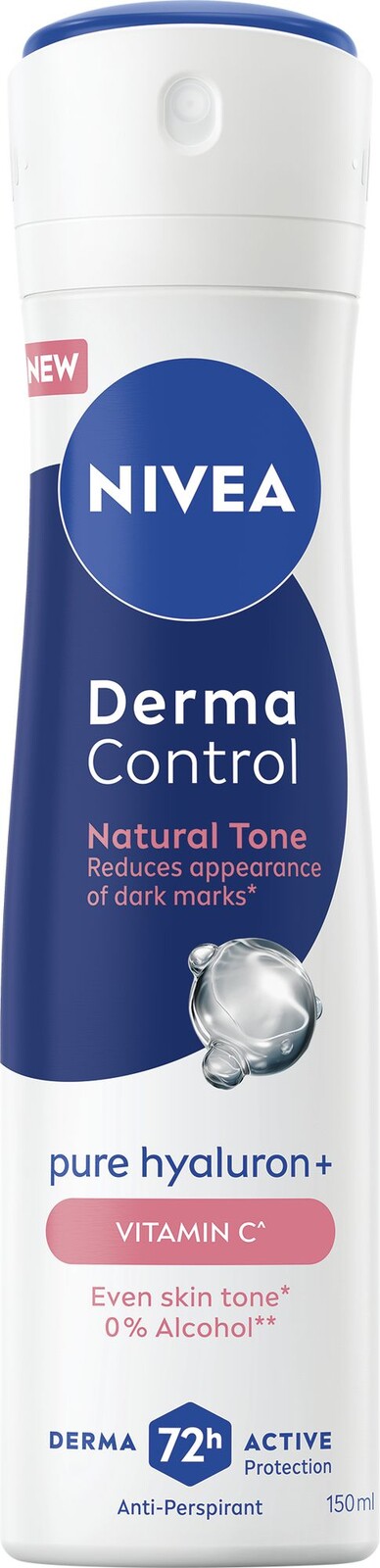 Nivea Antiperspirant ve spreji Derma Control Natural Tone (Antiperspirant) 150 ml