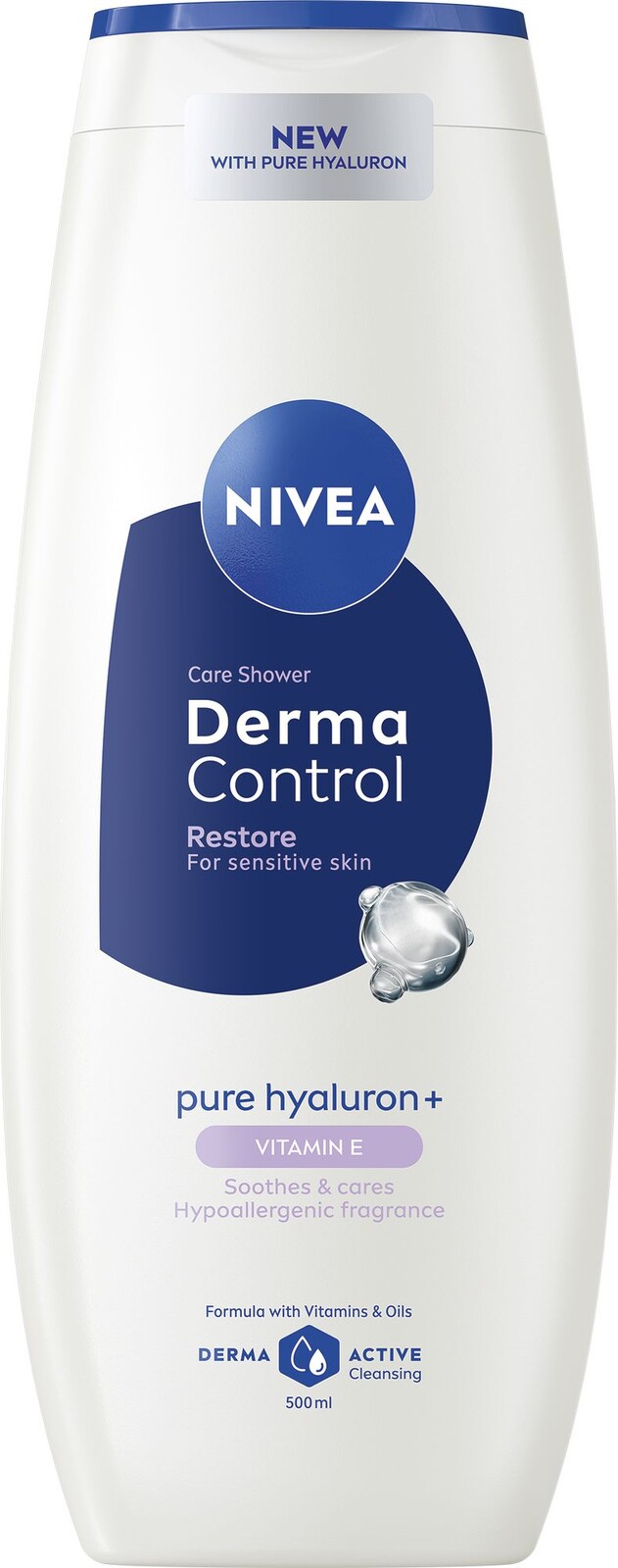 Nivea Sprchový gel pro citlivou pokožku Derma Control Restore (Care Shower) 500 ml
