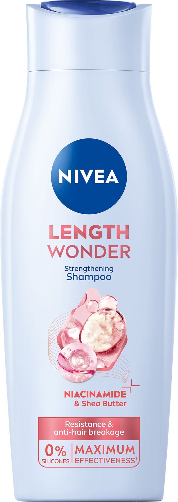 Nivea Posilující šampon s bambuckým máslem Length Wonder (Strengthening Shampoo) 400 ml