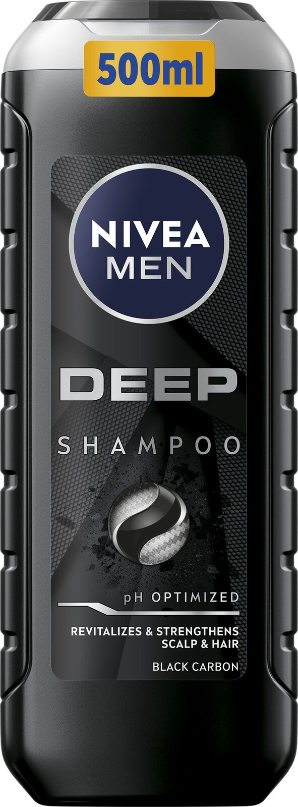 Nivea Revitalizační šampon pro mastné vlasy a vlasovou pokožku Men (Deep Shampoo) 500 ml