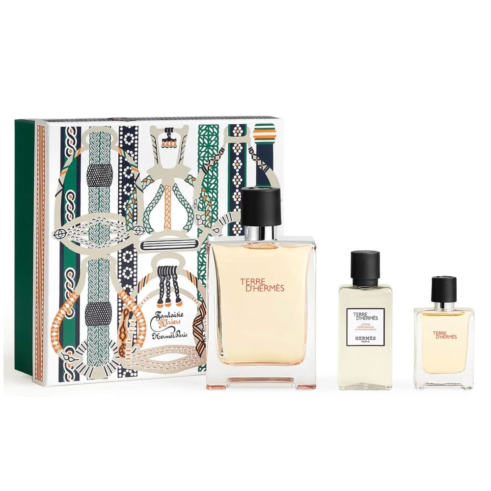 Hermes Terre D' Hermes - EDT 100 ml + voda po holení 40 ml + EDT 12,5 ml