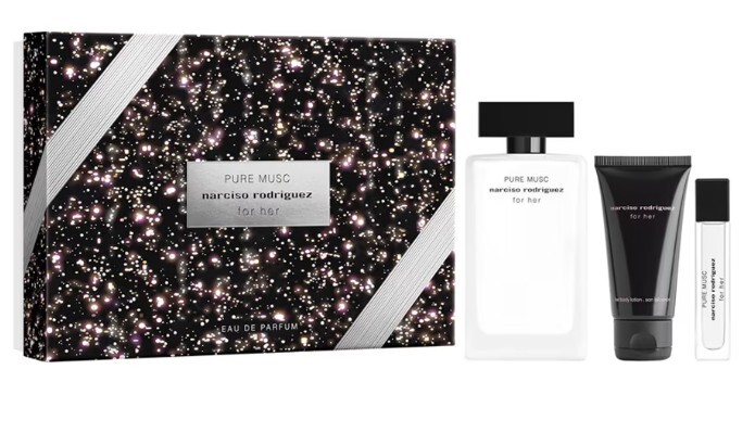 Narciso Rodriguez Pure Musc - EDP 100 ml + tělové mléko 50 ml + EDP 10 ml