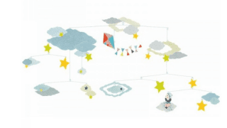 DJECO Závěs hlava v oblacích