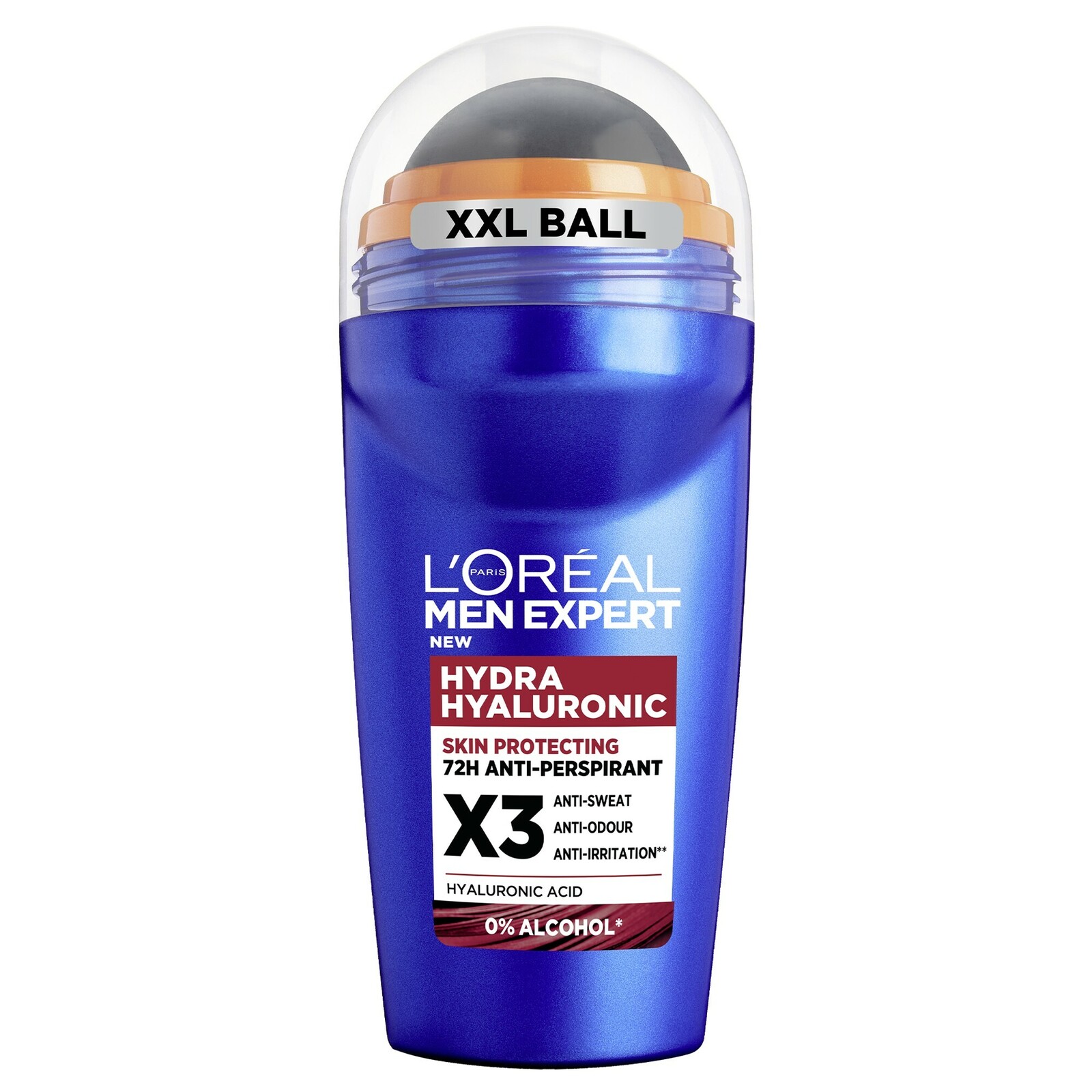 L'Oréal Paris Kuličkový antiperspirant Men Expert Hydra Hyaluronic (72h Anti-perspirant) 50ml
